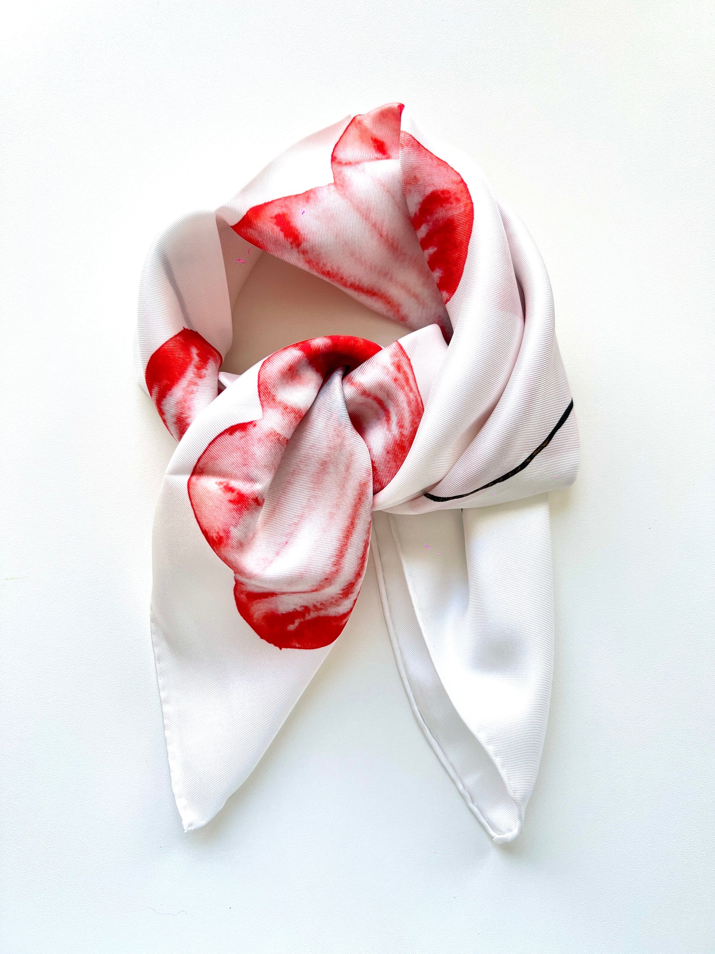 Six Flowers – Silk Twill Scarf | 60x60 cm