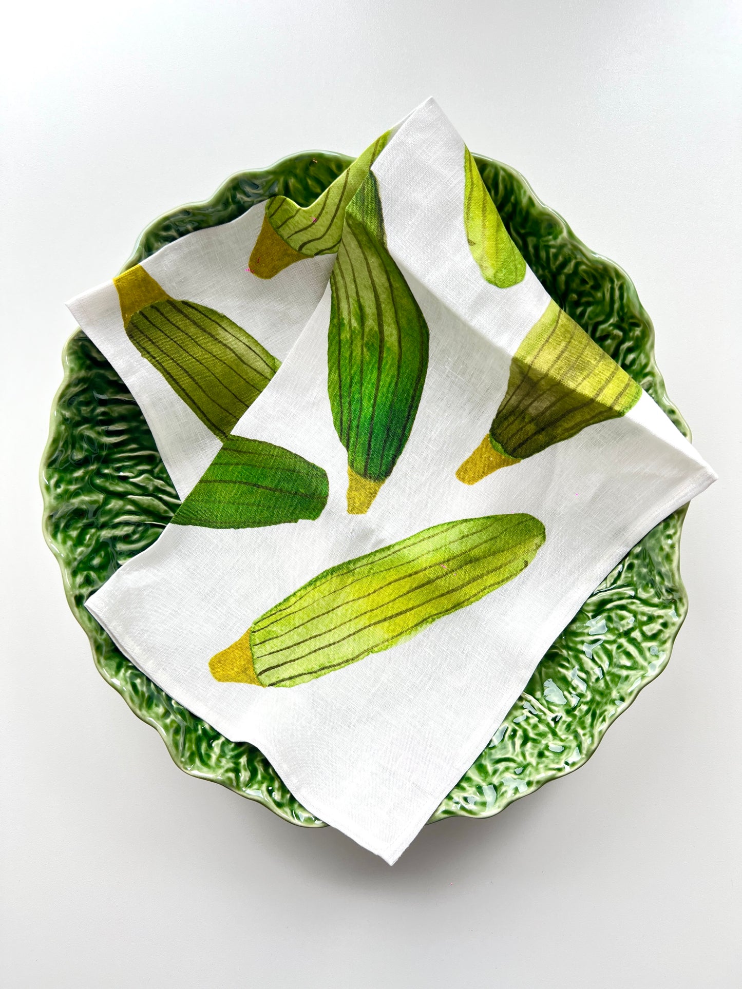 Zucchini tea towel