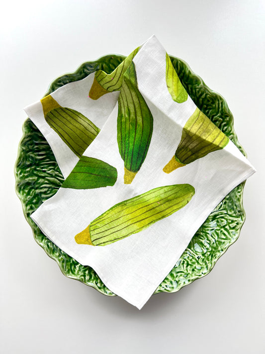 Zucchini tea towel