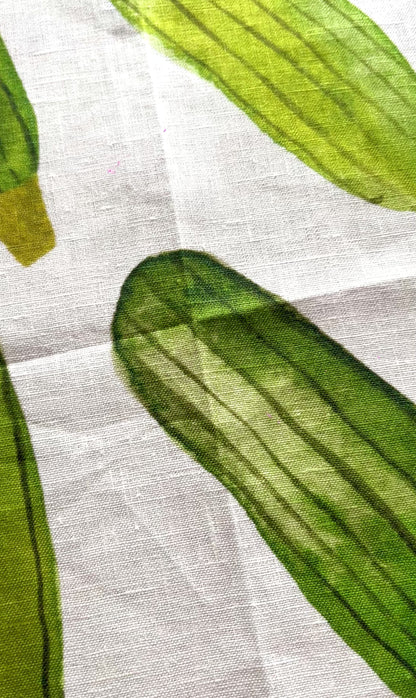 Zucchini tea towel