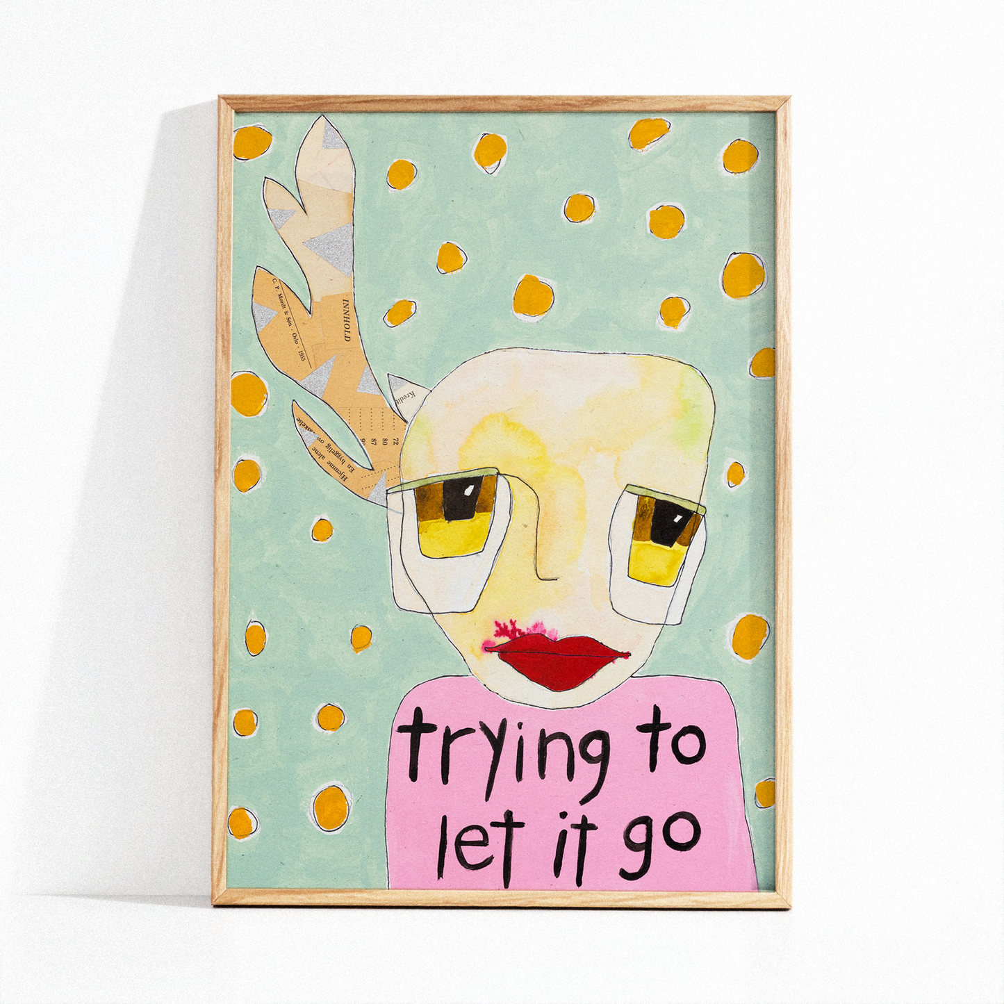 Art Print - "Trying to let it go"